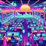 Create an image of a futuristic digital trading floor filled with holographic charts, where traders are using advanced computer interfaces to manage their cryptocurrency portfolios with leverage. Include elements that signify financial growth and strategy, such as rising graphs, Bitcoin and Ethereum symbols, and a secure trading environment.