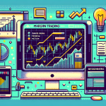 Create an image illustrating the concept of margin trading on Bitget for beginners. The scene should include a user-friendly digital interface on a computer screen or smartphone, displaying various trading tools and graphs. The background should feature helpful icons like a light bulb for ideas, a book for learning, and an upward arrow to signify growth. Add a subtle Bitget logo to reinforce the platform's brand.