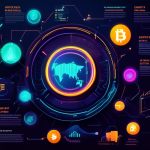 An informative infographic comparing crypto trading and high-frequency trading, showcasing key differences in strategies, market volatility, and technologi