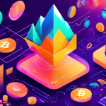 Create an image depicting a busy and vibrant digital landscape representing the world of crypto trading. Include elements such as various digital currencie