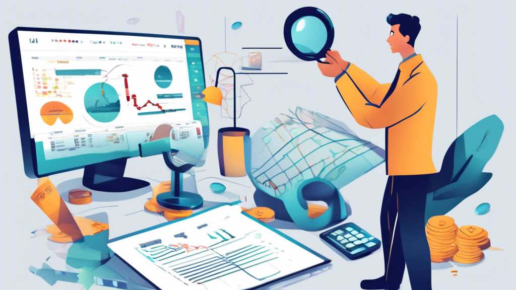 Create an image that visually contrasts margin trading and leverage trading in the context of financial markets. On the left side of the image, illustrate